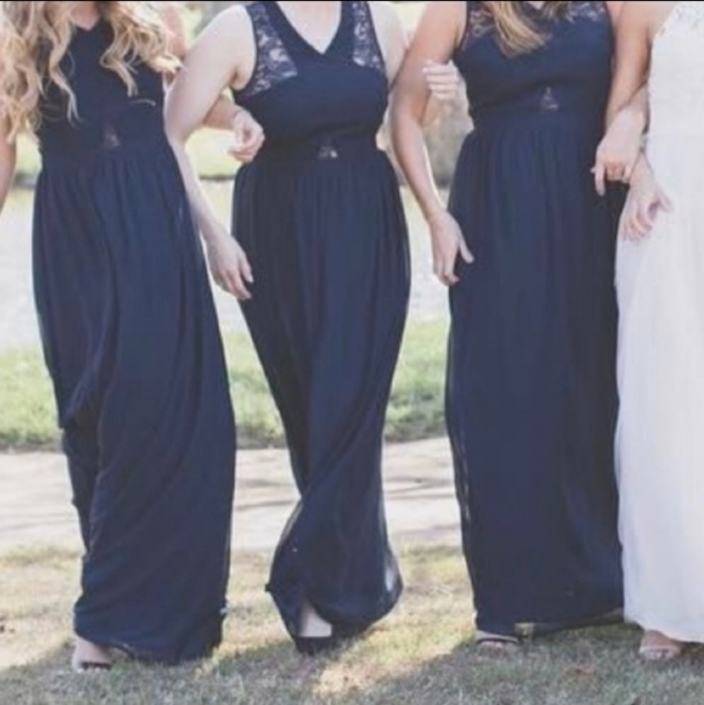 Navy blue dress